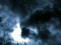 VJ Loop 145 : 3D Particles with Time Lapse Cloudscape 3 Web Footage