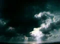 VJ Loop 152 : Sunset Cloudscape BW Web Footage