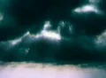VJ Loop 154 : Glowing Sunset Cloudscape BW Web Footage