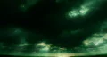 VJ Loop 163 : Sunset Cloudscape Green HD Footage