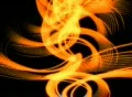 VJ Loop 228 : Stroke 01 Orange Footage
