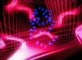 VJ Loop 230 : Stroke 01 R Pink Web Footage