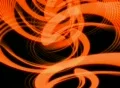 VJ Loop 232 : Stroke 02 Orange Web Footage