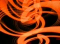 VJ Loop 232 : Stroke 02 Orange Footage