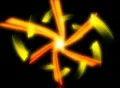VJ Loop 240 : Stroke R 01 Orange Footage