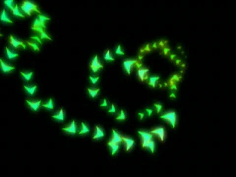 VJ Loop 276 : Pointer AR 02 Green Video stock 295212