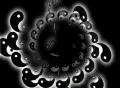 VJ Loop 313 : YingYang S 02 Black Footage