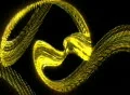 VJ Loop 336 3D Spiral 2 Yellow 2 Footage