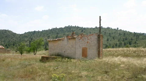 VJ Loop 360 Old house hd Stock Footage 381170