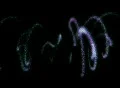VJ Loop 376 SpiralParticles 1 Purple Footage