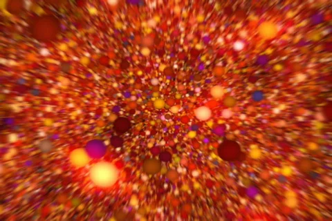 VJ Loop 385 Particles World 6 Stock Footage
