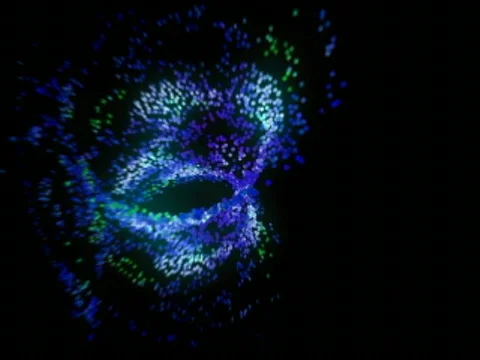 VJ Loop 388 Particles World 9 스톡 동영상 333169