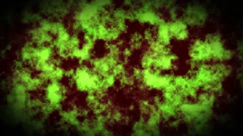 VJ loop 3d illustration green and red toxic smoke fog Stock Footage 142931863