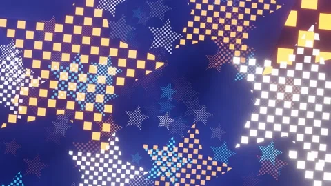 VJ Loop Abstract Background Wandering Stars. Stock Footage 163658191