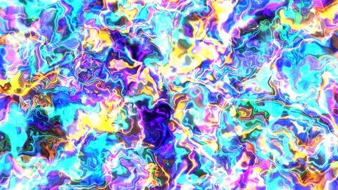 VJ loop abstract colorful liquid creative image 8K illustration background Stock Illustration
