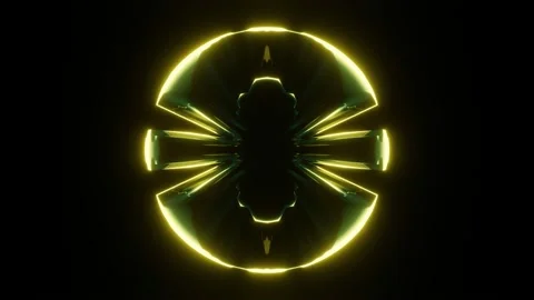 VJ Loop Abstract figure on a black background. 스톡 동영상 162733533