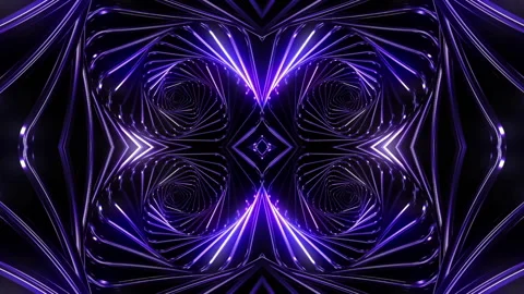 VJ LOOP ABSTRACT PARADOX GLOWING BACKGROUD Stock Footage 201118723