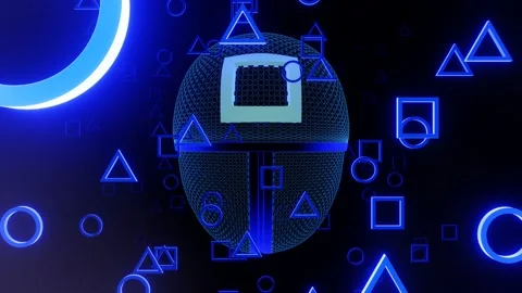 VJ Loop Abstract Squid Background. Stock Footage 163777137