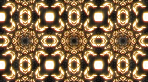 VJ Loop Abstract Warm Lights 4 库存影片 51373709