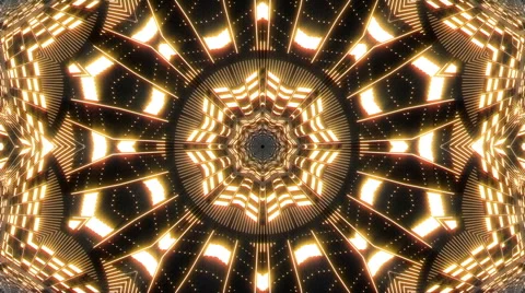 VJ Loop Abstract Warm Lights 5 库存影片 51373750