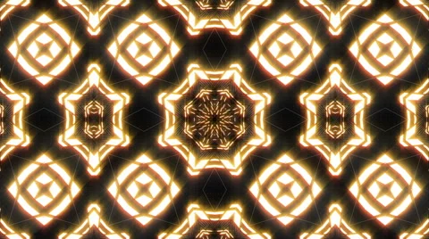 VJ Loop Abstract Warm Lights 11 库存影片 51374278