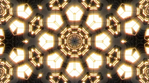 VJ Loop Abstract Warm Lights 14 库存影片 51374625