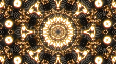 VJ Loop Abstract Warm Lights 17 库存影片 51441928