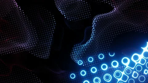 VJ Loop Abstract Waves August 2021 H.264 4K Stock Footage 158133430