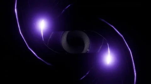 VJ Loop Ambient Portal 4K - Hypnotic Music Background Animation Purple Video stock 293045690