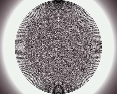 VJ Loop - Animated Static circle Stock Footage 30621318