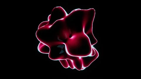 VJ Loop animation Amorphous Abstraction. Stock Footage 162792706