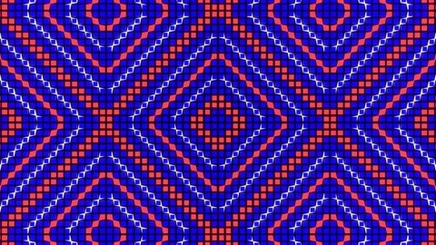 VJ Loop animation of pixel mosaic ver04 Stock-Footage 167819905