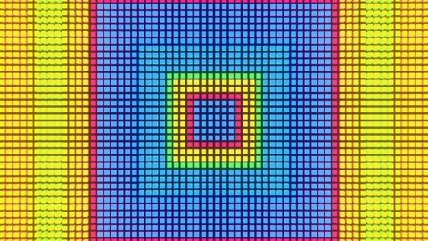 VJ Loop animation of pixel mosaic ver29 Stock Footage 167859150
