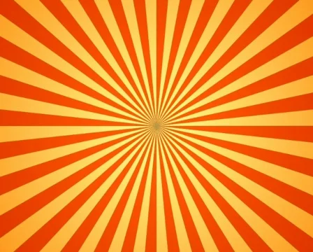 VJ Loop animation radial orange 動画素材 283246
