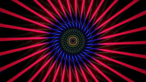 VJ Loop animation Tunnel abstract. Stock-Footage 166021863
