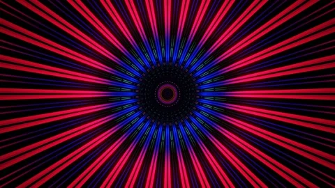 VJ Loop animation Tunnel mosaic. Stock Footage 166021734
