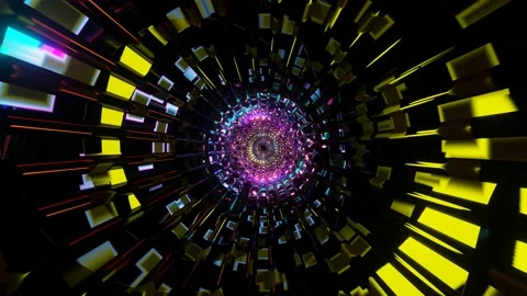 VJ Loop animation Tunnel Mystique. Stock Footage 166022306