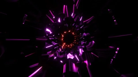 VJ Loop Awesome Fantastic Endless Tunnel. Video stock 166684463