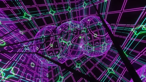 VJ Loop Background Abstraction for Disco Club. Stock Footage 167889451