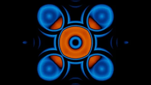 VJ Loop Background Kaleidoscope Sparkling Vídeo Stock 203193752