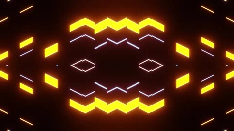 VJ loop background with lines animation blue with orange0001-0240 Stock Footage 343549526