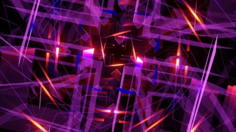 VJ Loop background of multicolored flashing lights 03. Stock-Footage 165864253