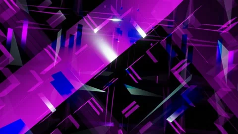 VJ Loop background of multicolored flashing lights. Stock Footage 165867255