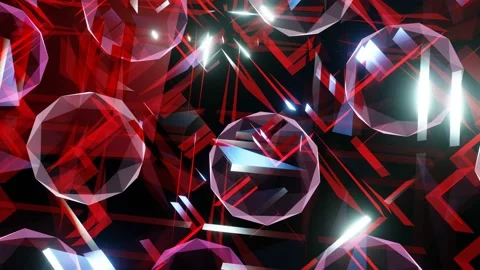 VJ Loop background of multicolored flashing lights 02. Video stock 165867894