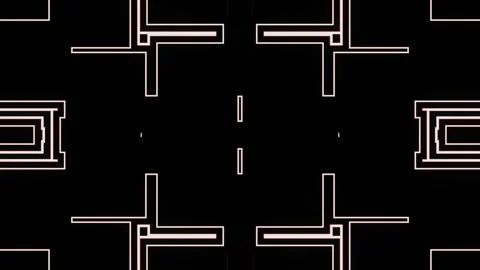 VJ Loop background of pulsating red-white rectangles Stock Footage 172531177