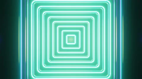 The VJ Loop background transforms into a neon disco wonderland. Stockbeeldmateriaal 253721755