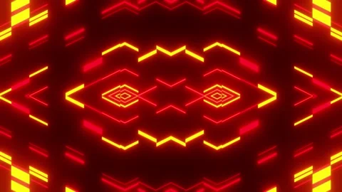 VJ loop background with x ray red with orange arrow animation0001-0240 Stock Footage 341854607