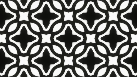 VJ Loop Black white looped abstract pattern for LED screens Stock Footage 191962673