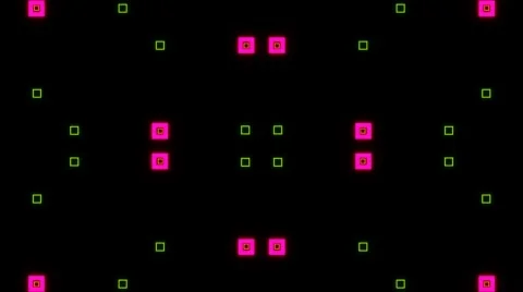 VJ Loop Blinking Pattern 库存影片 49581934