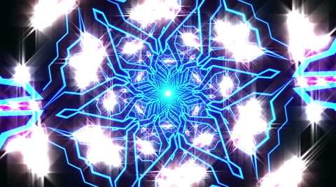 VJ Loop Blinking Tunnel 库存影片 49643778